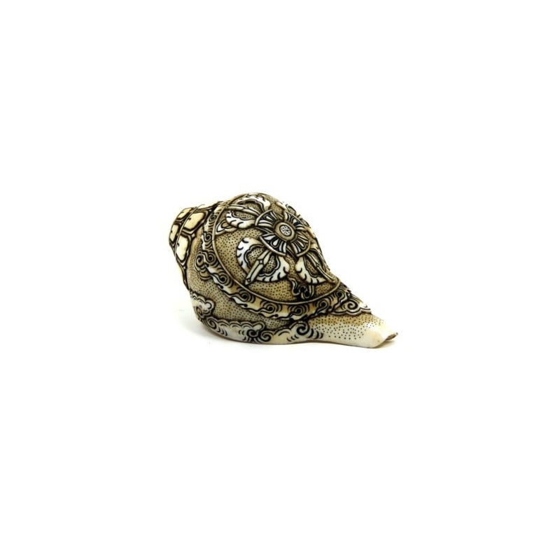Conque Blanche Double Vajra Conque Blanche Double Vajra