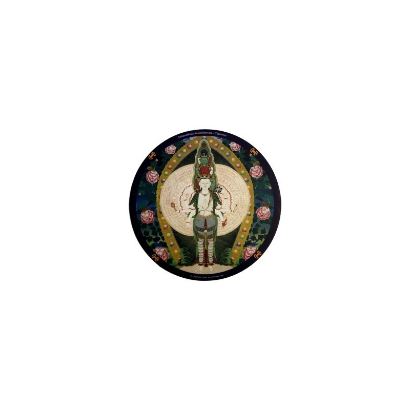Tapis de souris Avalokiteshvara Chenrezi Tapis de souris Avalokiteshvara Chenrezi
