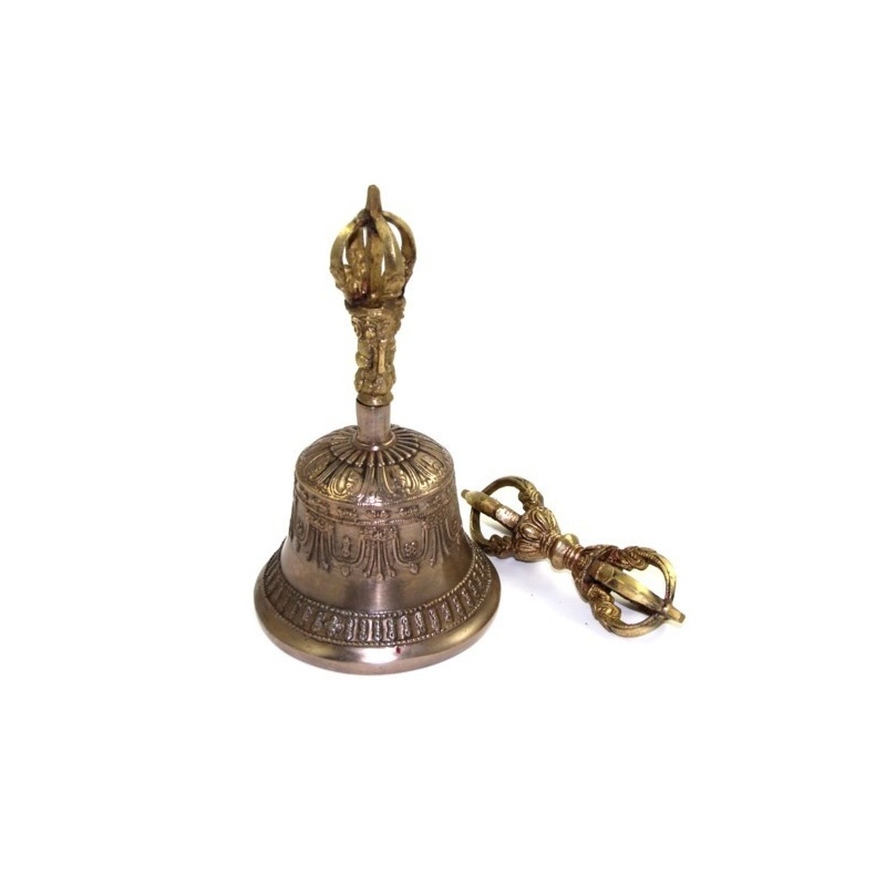 Cloche tibétaine et foudre GM Cloche tibétaine et foudre GM