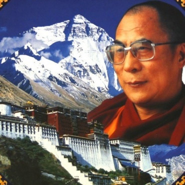 Tapis de souris Tibet et Dalaï-Lama