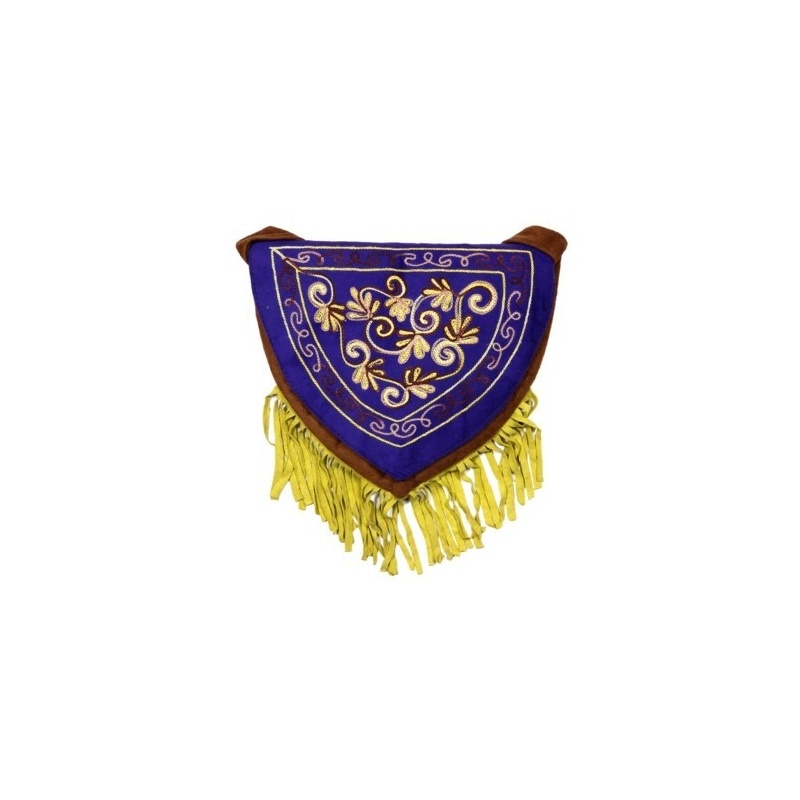 Sac à franges en forme de coeur violet Sac à franges en forme de coeur violet