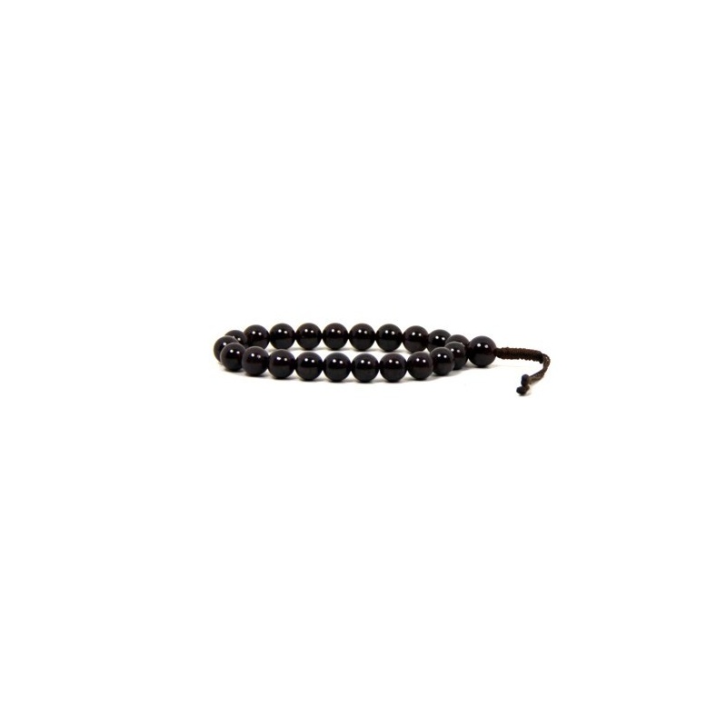 Mala Bracelet pierre grenat - rouge foncé Mala Bracelet pierre grenat - rouge foncé