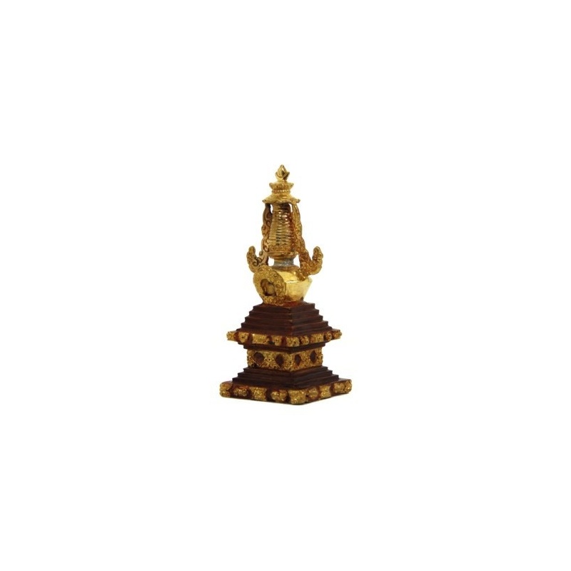 Stupa - Chorten cuivre et or Stupa - Chorten cuivre et or