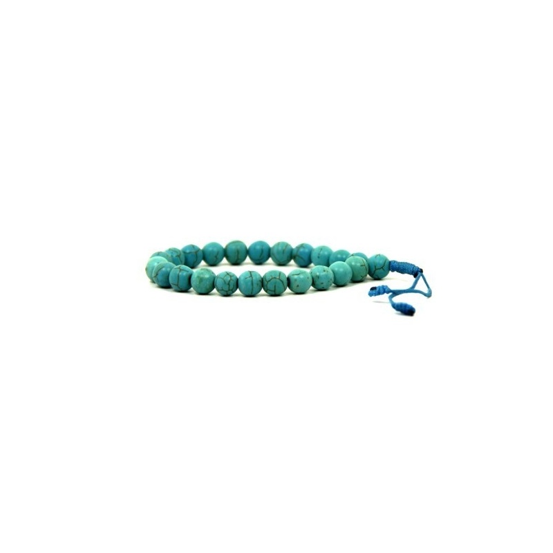 Bracelet mala bleu turquoise Bracelet mala bleu turquoise