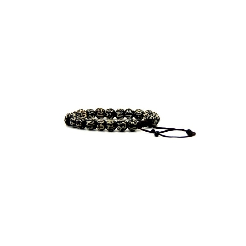 Bracelet mala os et mantra Bracelet mala os et mantra
