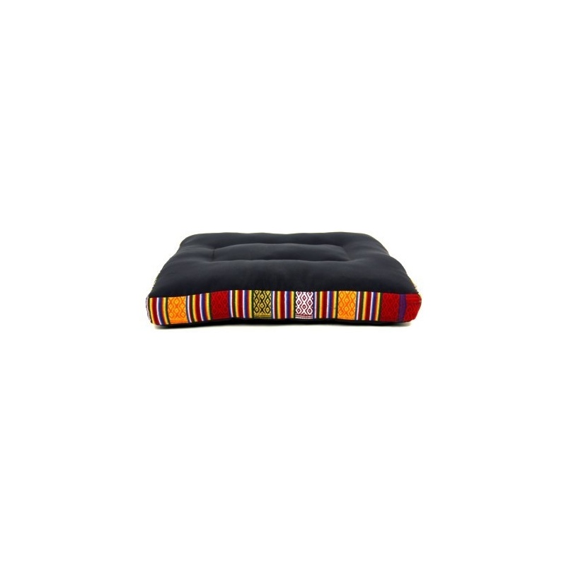 Zafu coussin de méditation bleu Népal Zafu coussin de méditation bleu Népal