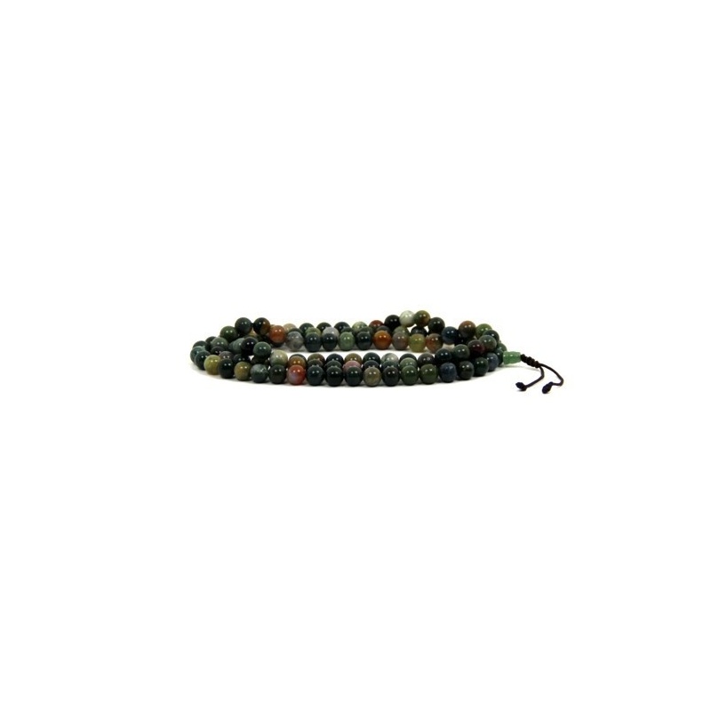 Mala collier Agate de feu vert Mala collier Agate de feu vert
