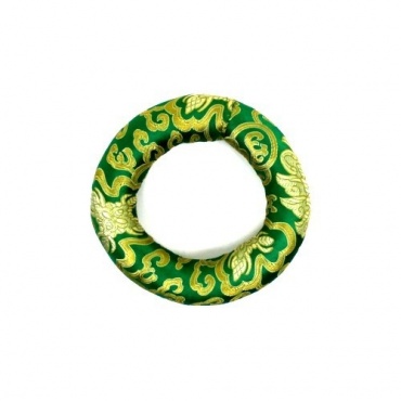 Anneau Coussin Vert Bol Chantant Tibétain - 