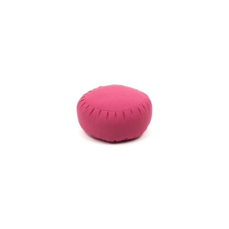 Coussin de méditation couleur rose millet bio Coussin de méditation couleur rose millet bio