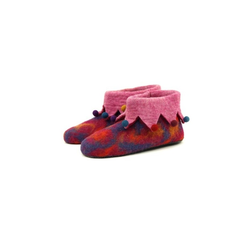 Pantoufles lutin rose et fuchsia 37 à 41 Pantoufles lutin rose et fuchsia 37 à 41
