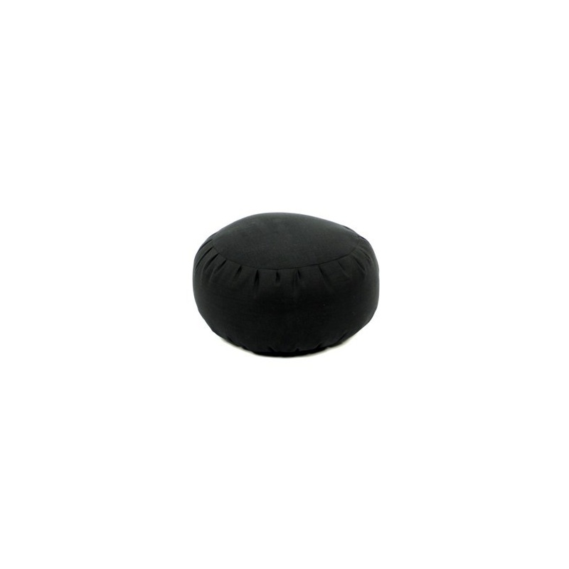 Coussin de méditation couleur noir millet bio Coussin de méditation couleur noir millet bio