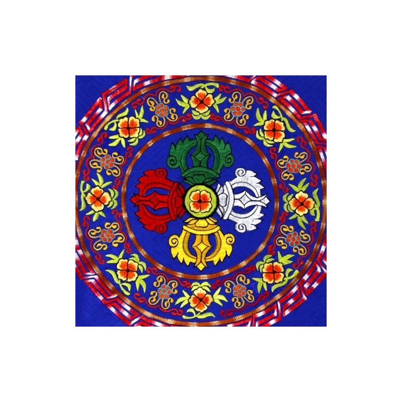 Nappe double vajra pour Autel bouddhiste Nappe double vajra pour Autel bouddhiste