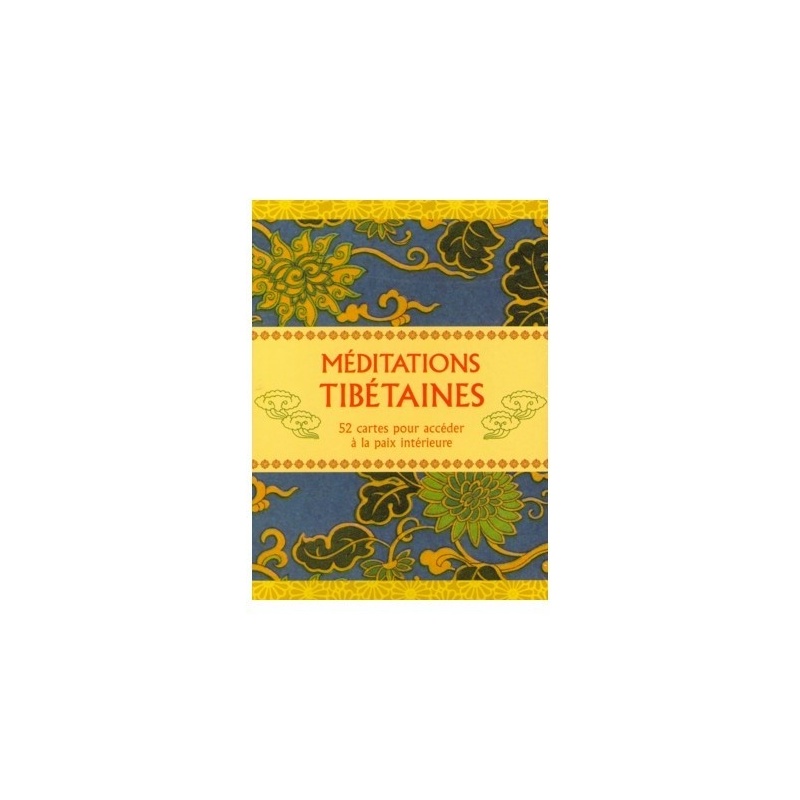 Méditations Tibétaines - Jeu de cartes Méditations Tibétaines - Jeu de cartes
