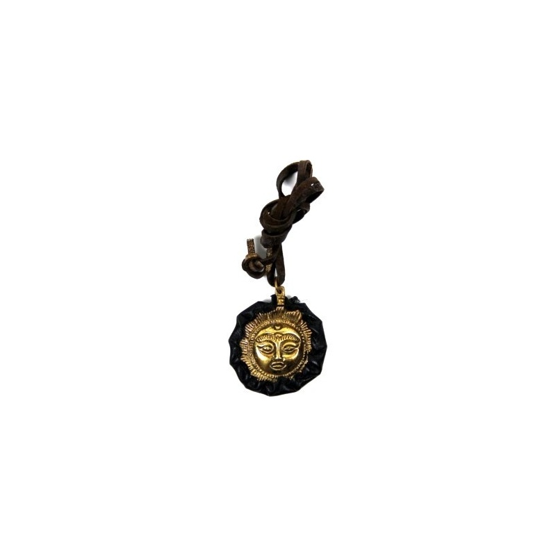 Pendentif Amulette Soleil Tibétain Pendentif Amulette Soleil Tibétain