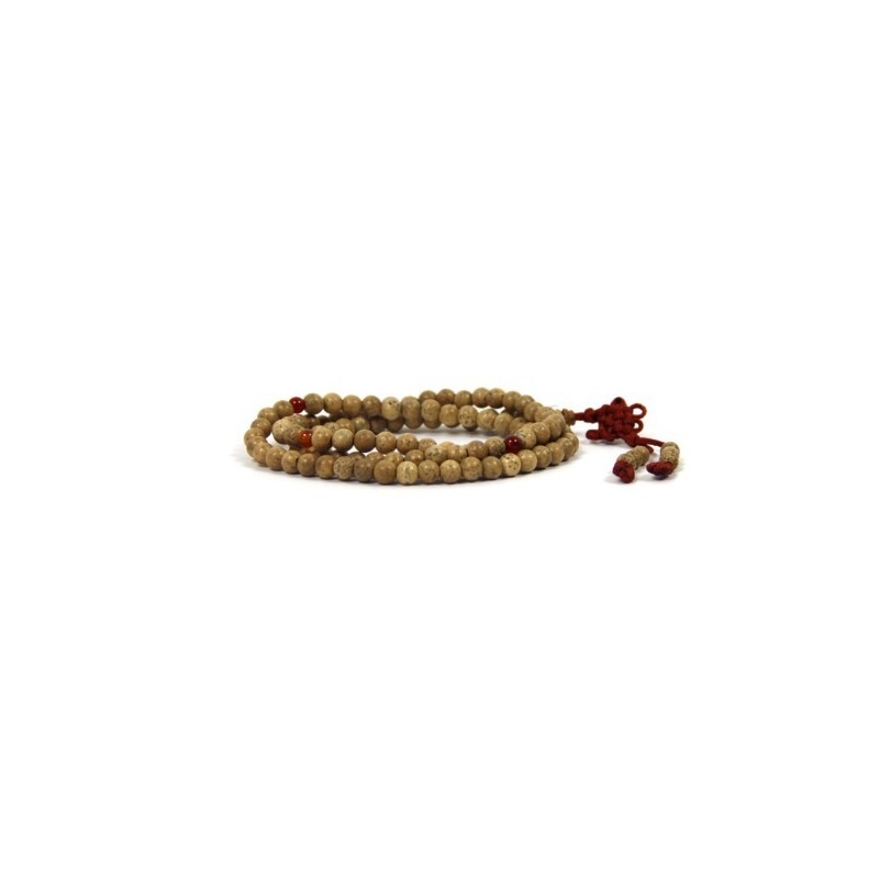 Collier bouddhiste graines de lotus Collier bouddhiste graines de lotus