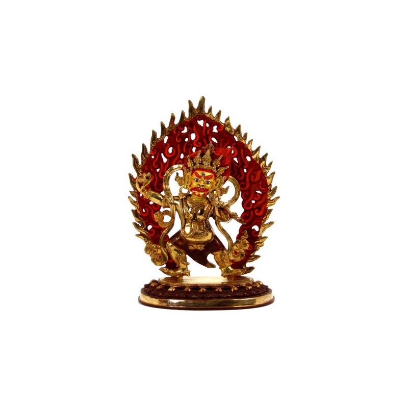 Statue de Vajrapani en or Statue de Vajrapani en or