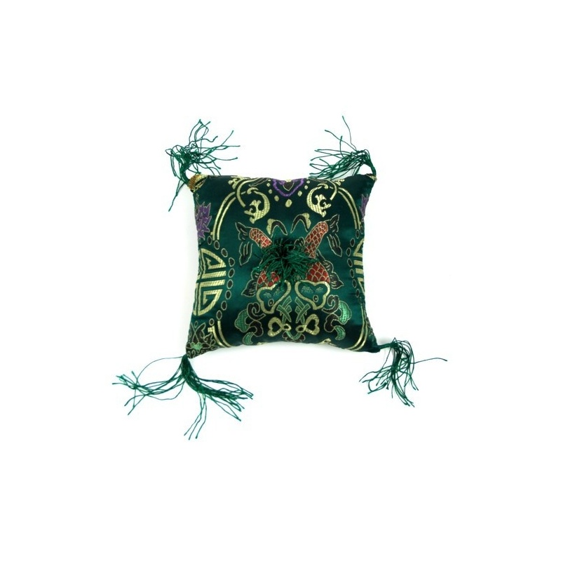 Coussin bol tibet vert Coussin bol tibet vert