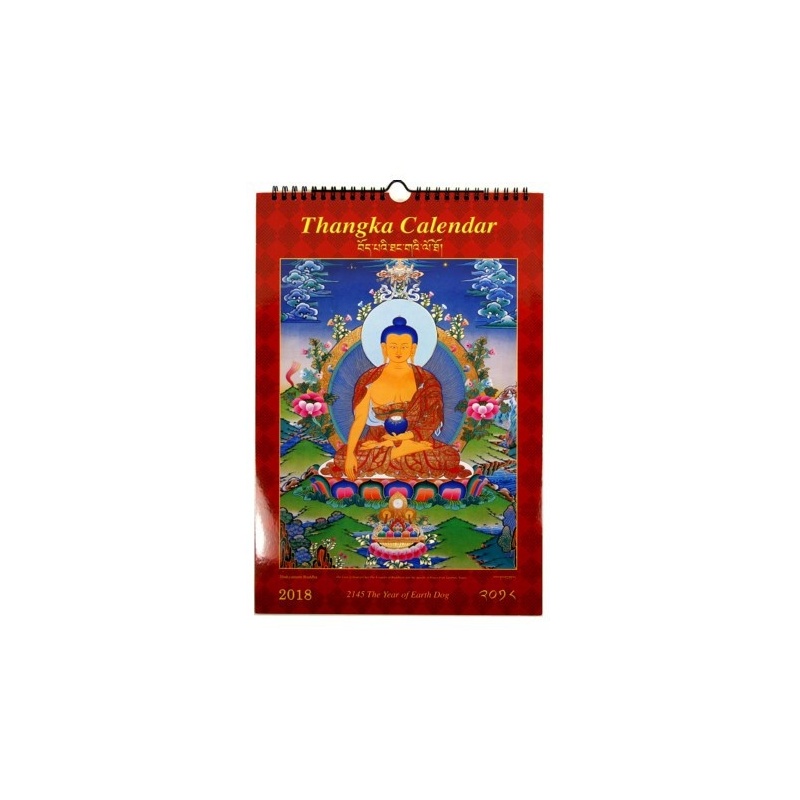 Calendrier Tibétain 2018 Bouddha Calendrier Tibétain 2018 Bouddha