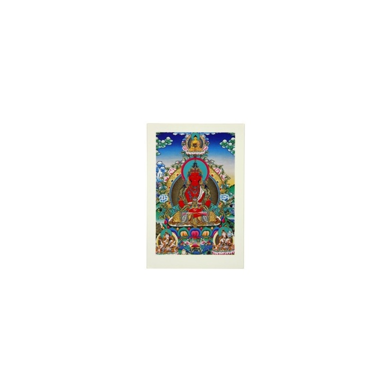 Carte - Image Amitayus Bouddha Longue Vie Carte - Image Amitayus Bouddha Longue Vie