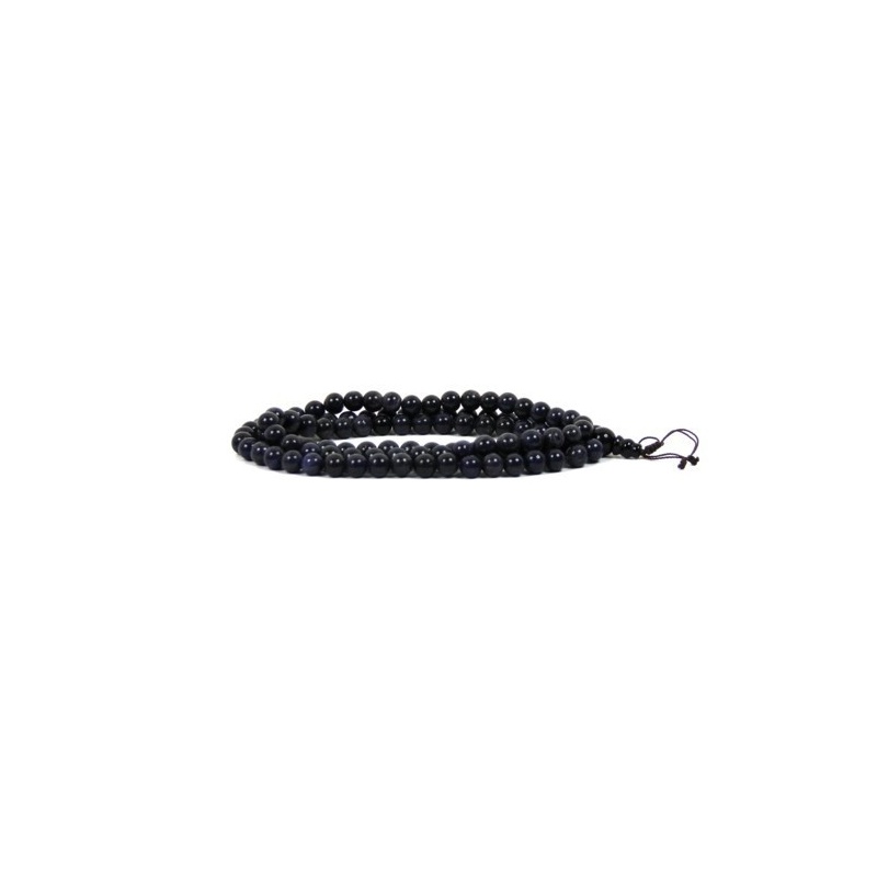 Mala Collier Aventurine bleue foncée Mala Collier Aventurine bleue foncée