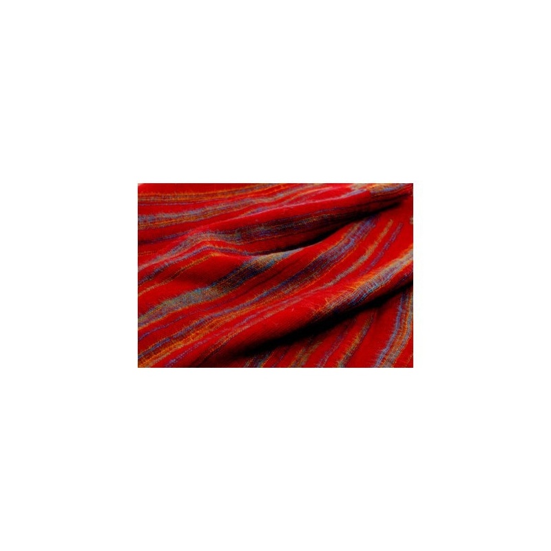 Couverture rouge rayé Couverture rouge rayé