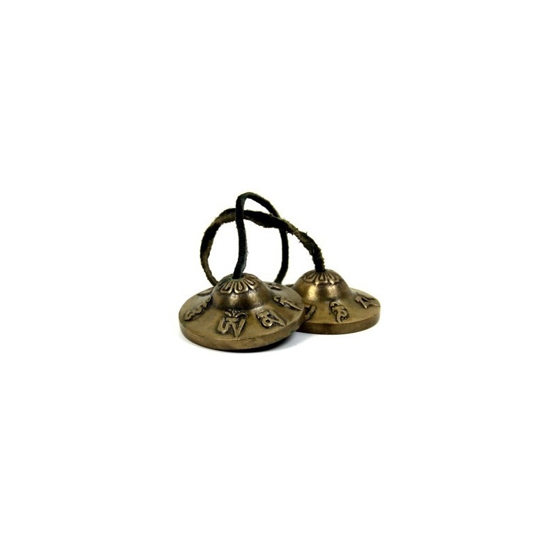 Cymbales - Ting-sha en bronze AUM Cymbales - Ting-sha en bronze AUM