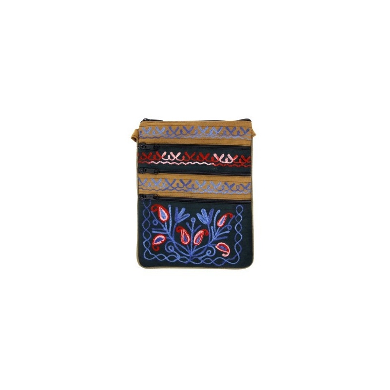 Sac multipoche imitation cuir bouton de lotus Sac multipoche imitation cuir bouton de lotus