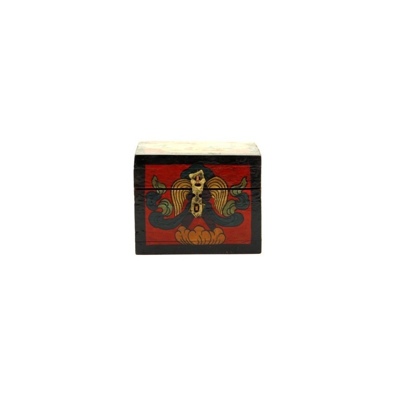 Boîte à bijoux coffret tibétain noeud sans fin Boîte à bijoux coffret tibétain noeud sans fin