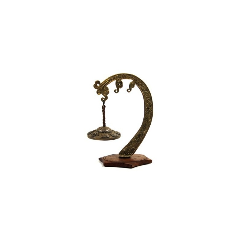 Clochette Tibétaine Ting-sha sur socle Clochette Tibétaine Ting-sha sur socle