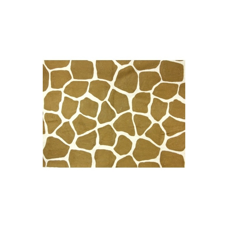 Tapis brodé Népal - graphique tacheté savane Tapis brodé Népal - graphique tacheté savane