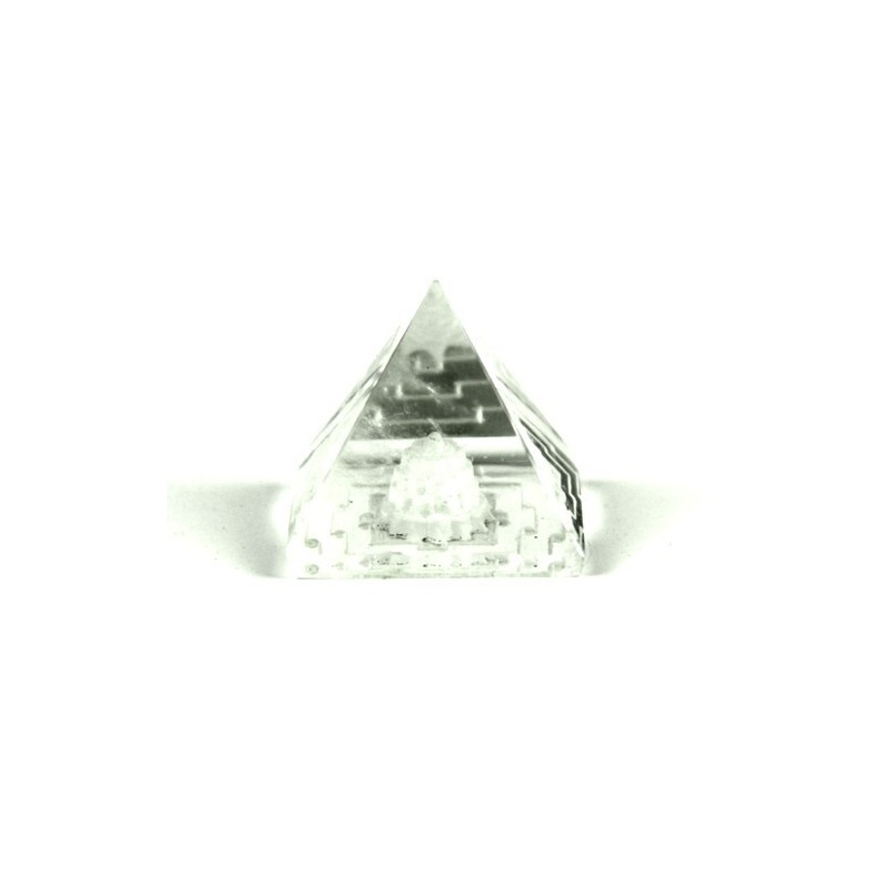 Pyramide stupa en cristal - 1 Pyramide stupa en cristal - 1