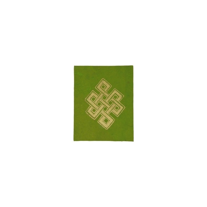 Carnet de note Noeud sans fin - lokta papier Carnet de note Noeud sans fin - lokta papier