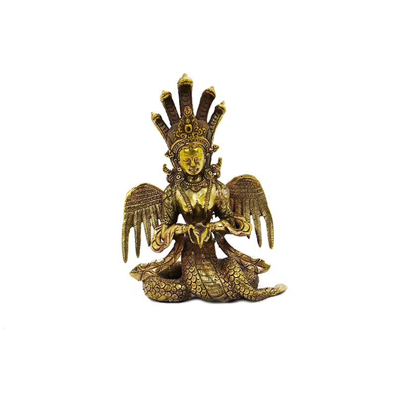 statue de naga Kanya mi femme mi serpent protection trésors statue de naga Kanya mi femme mi serpent protection trésors