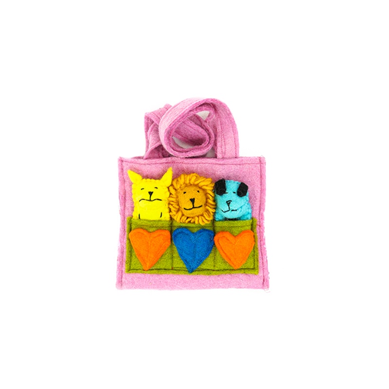 sac marionnettes rose pour enfants sac marionnettes rose pour enfants