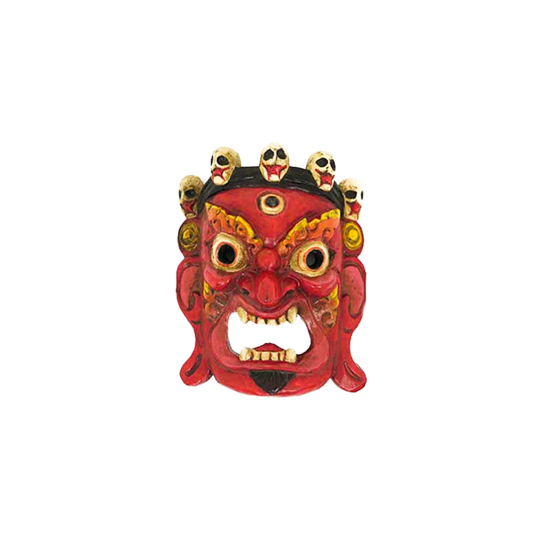 masque effrayant de mahakala rouge masque effrayant de mahakala rouge