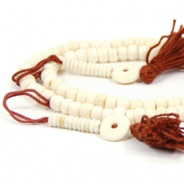 Petit Mala en os blanc et compteurs