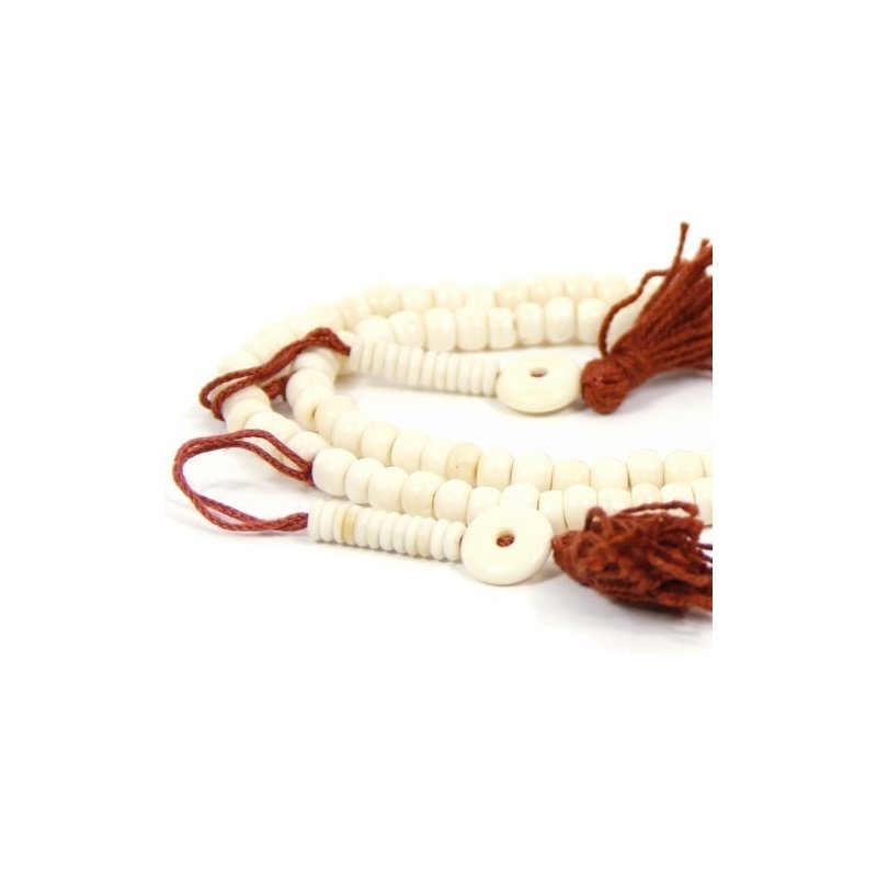 Petit Mala en os blanc et compteurs