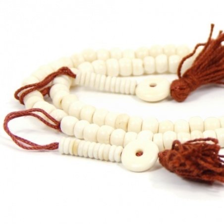 Petit Mala en os blanc et compteurs