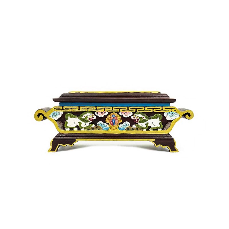 porte-encens boîte lion des neiges et joyau porte-encens boîte lion des neiges et joyau