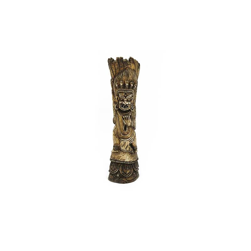 statue totem de Mahakala en os Artisanat Népal statue totem de Mahakala en os Artisanat Népal