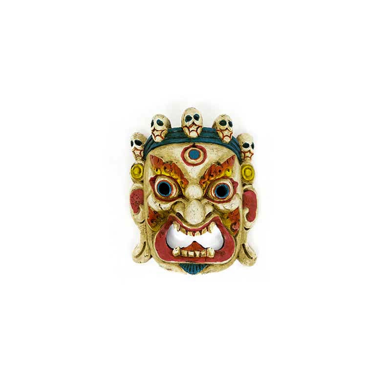masque mahakala blanc bouddhiste masque mahakala blanc bouddhiste