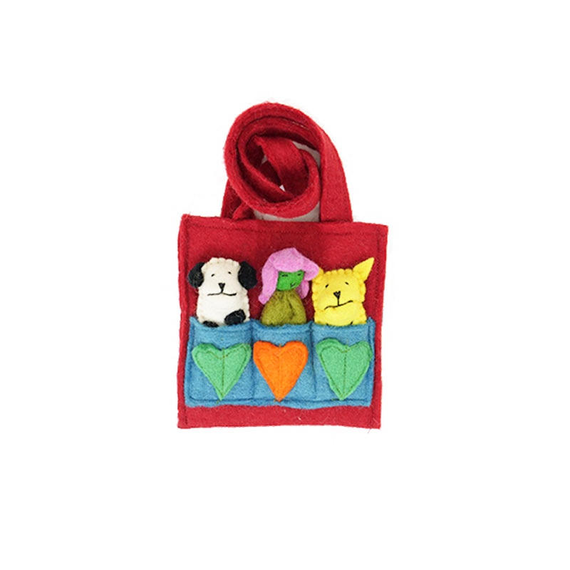 sac enfant marionnettes à doigts en feutre sac enfant marionnettes à doigts en feutre