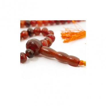 collier mala chapelet bouddhiste couleur ambre 108 perles