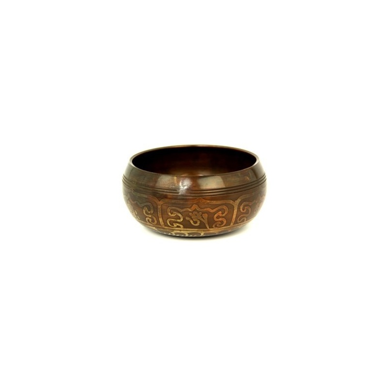 Bol chantant tibétain 5 métaux et vajra Bol chantant tibétain 5 métaux et vajra