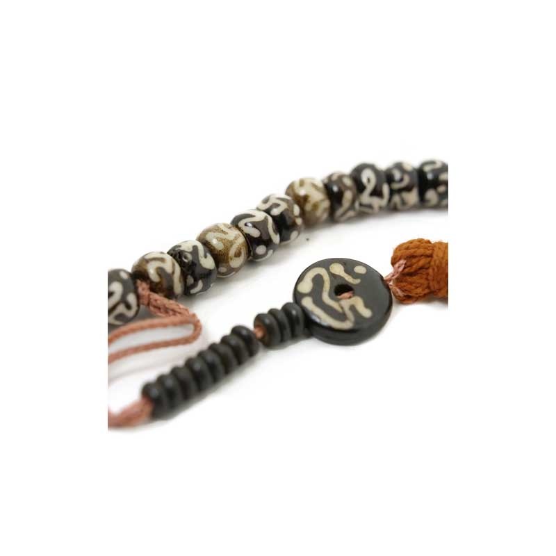 mala rosaire chapelet bouddhiste 108 perles OM mala rosaire chapelet bouddhiste 108 perles OM