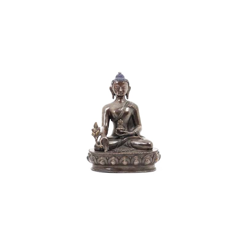 statue bouddhiste bouddha médecine Sangye Menla en cuivre statue bouddhiste bouddha médecine Sangye Menla en cuivre