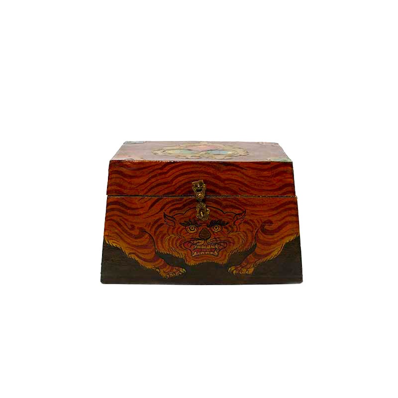 coffret en bois tigre joyaux nœud sans fin tibétain bouddhiste coffret en bois tigre joyaux nœud sans fin tibétain bouddhiste
