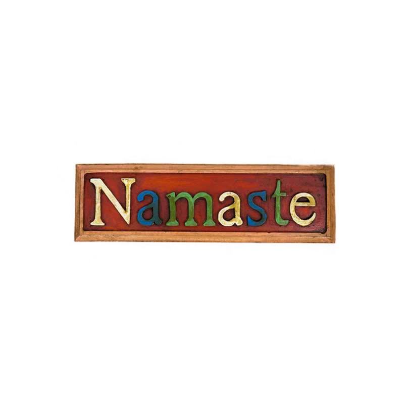 namaste soyez béni en bois népal inde namaste soyez béni en bois népal inde