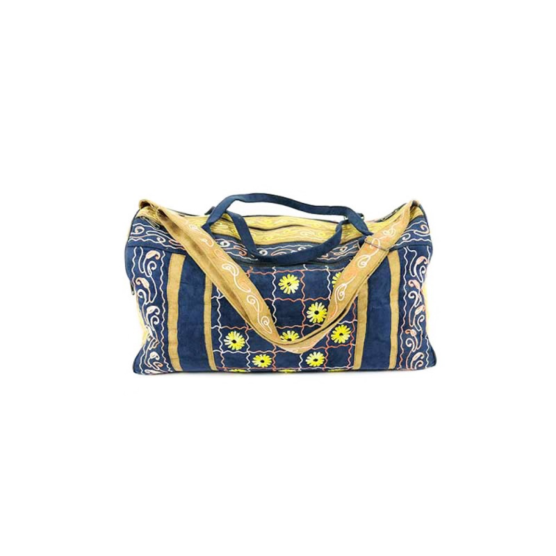 sac de voyage multi poche imitation cuir et brodé sac de voyage multi poche imitation cuir et brodé