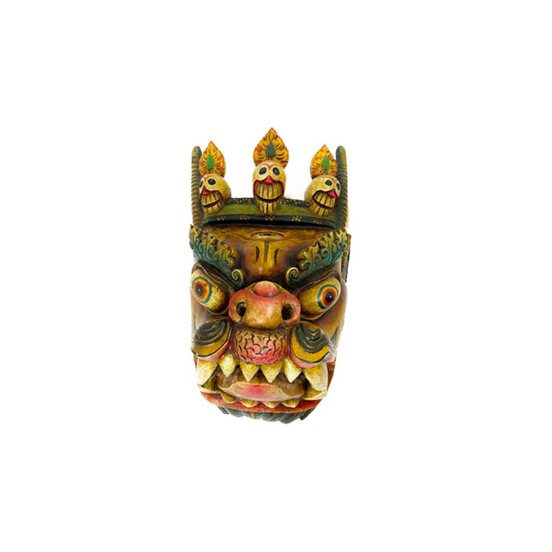grand masque de dragon peint tibétain chinois grand masque de dragon peint tibétain chinois